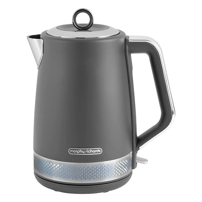 Morphy Richards 108022 Stainless Steel Kettle - Rapid Boil, 1.7L Capacity & Limescale Filter