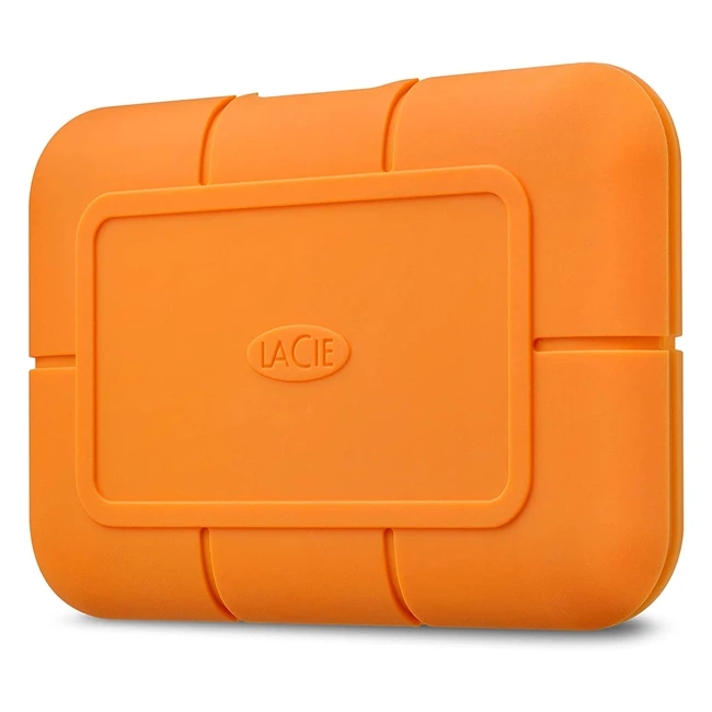 LaCie Rugged SSD 1TB External Drive - Thunderbolt 3 & USB-C, Extreme Water & 3M Drop Resistance, Mac & PC Compatible