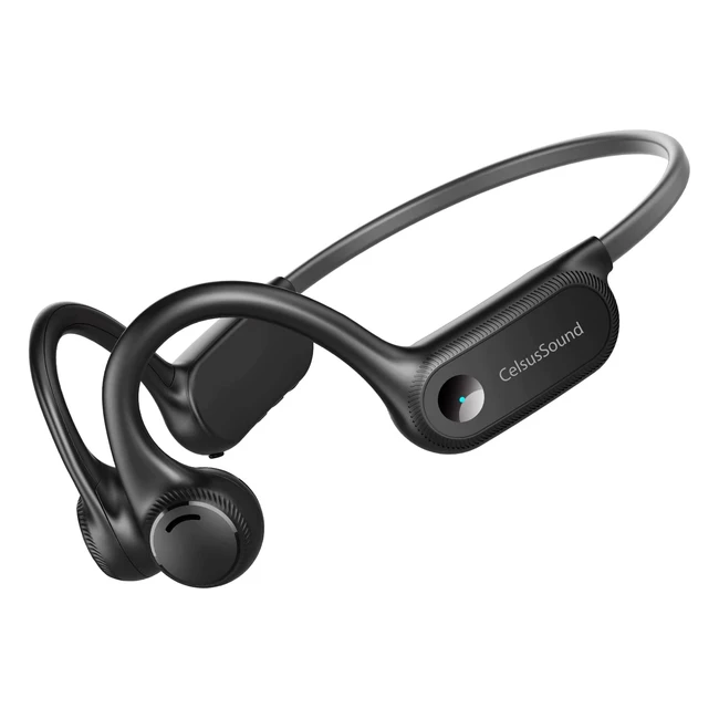 2022 Upgraded Bone Conduction Headphones - Lightweight, Waterproof, 10H Playtime - Perfect for Running, Gym, Cycling, Workout - Grey