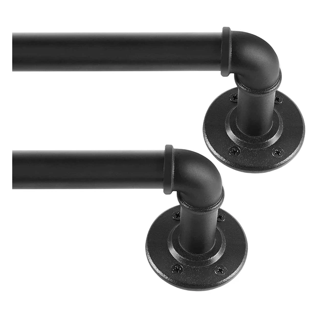 Barra de Cortina Extensible Industrial 122218cm - Metal