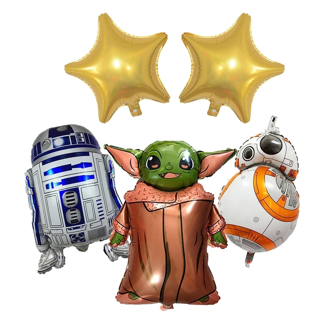 Ballons Star Wars pour fête d'anniversaire - 11 pièces incluant 5 ballons en aluminium