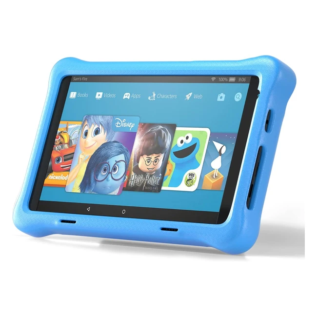 Tablette Keenlove pour enfants 8 pouces Android 10, 32Go, contrôle parental, double caméra, wifi, bluetooth, éducation