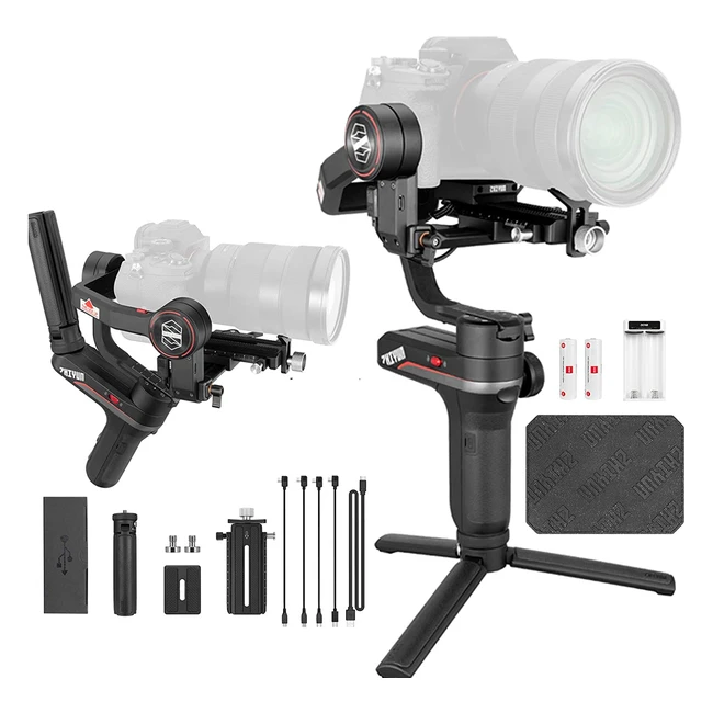 Estabilizador Zhiyun Weebill S para cámaras mirrorless y smartphones - Motor mejorado del 300% - Soporta hasta 3kg