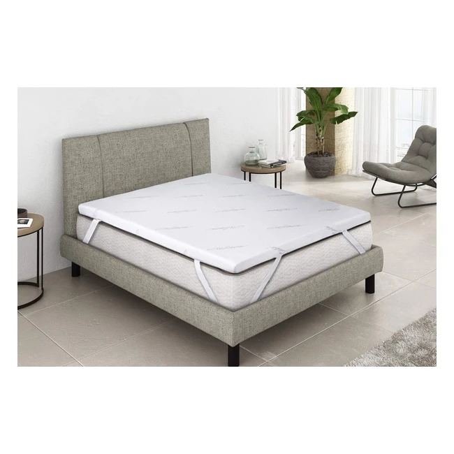 Topper Viscoelástico Imperial Confort 5cm - Alivia Tensiones Musculares y Puntos de Presión