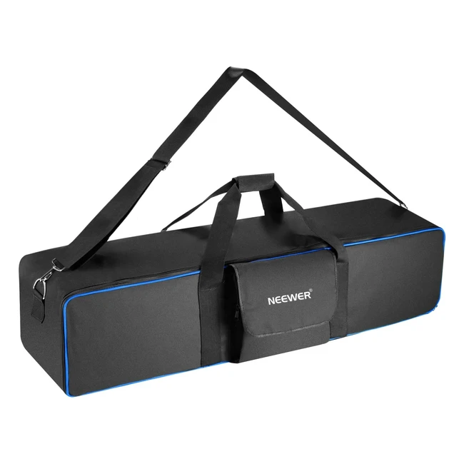 Bolsa de transporte para estudio fotográfico Neewer 107x23x25cm con correa para hombro y mango - Azul