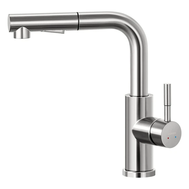 Robinet de cuisine Lonheo avec douchette extractible et 2 modes de pulvérisation