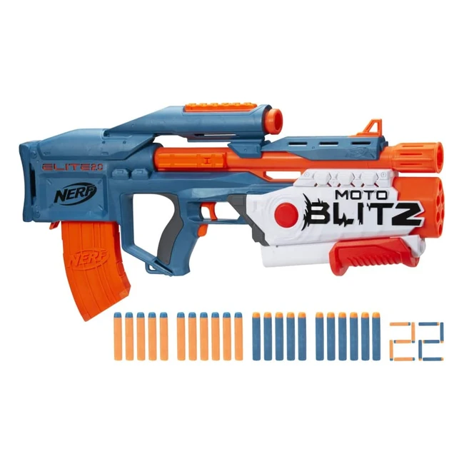 Hasbro Elite 20 Motor Flash Blaster CS10 - 10 Darts Airblitz  Motorised Action