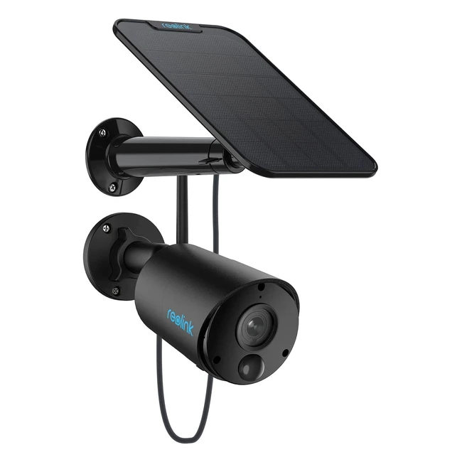 Cámara de vigilancia Reolink 3MP con batería solar y detección humana - Visión nocturna 2K - Alexa - Impermeable