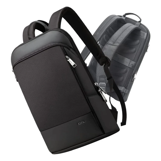 Mochila Bopai Impermeable para Laptop de 17 Pulgadas, Antirrobo y Ultraligera - Hombre y Mujer - Negro