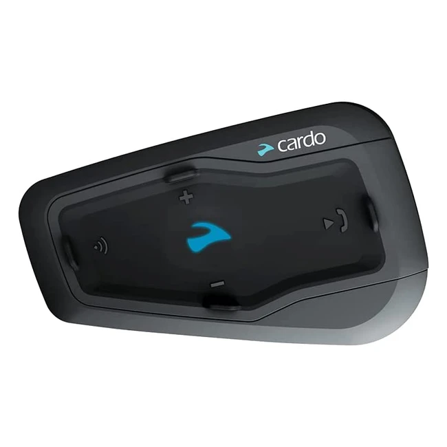 Cardo FRC2P101 Freecom 2 Plus - Système de communication Bluetooth à 2 voies pour motocyclette - Noir
