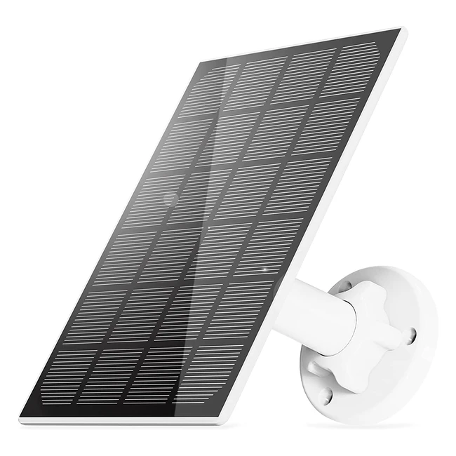 Panel Solar ANRAN para Cámara de Seguridad Inalámbrica IP, Montaje Ajustable, USB, Impermeable