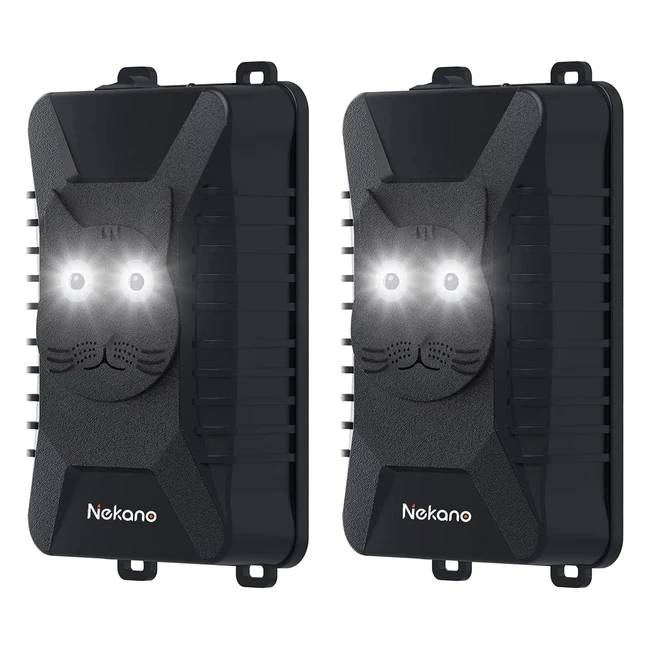 Nekano Répulsif Ultrason pour Voiture - Anti-Rongeur, Fouine, Souris - Lot de 2