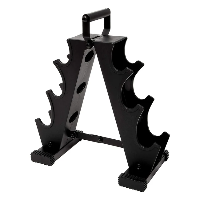 Soporte plegable de acero sólido para mancuernas Signature Fitness - Capacidad 150 lbs