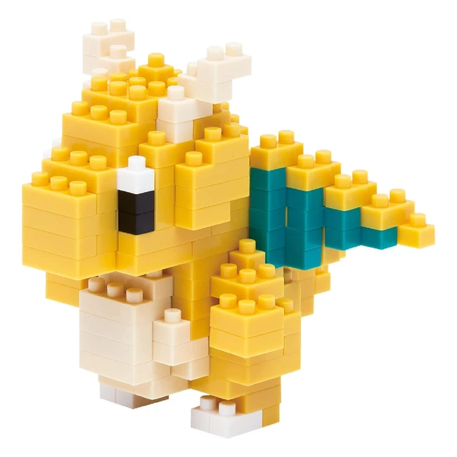 Nanoblock NBPM011 - Pokemon Dragonite Colorful - Plus de 190 blocs de microdimensions