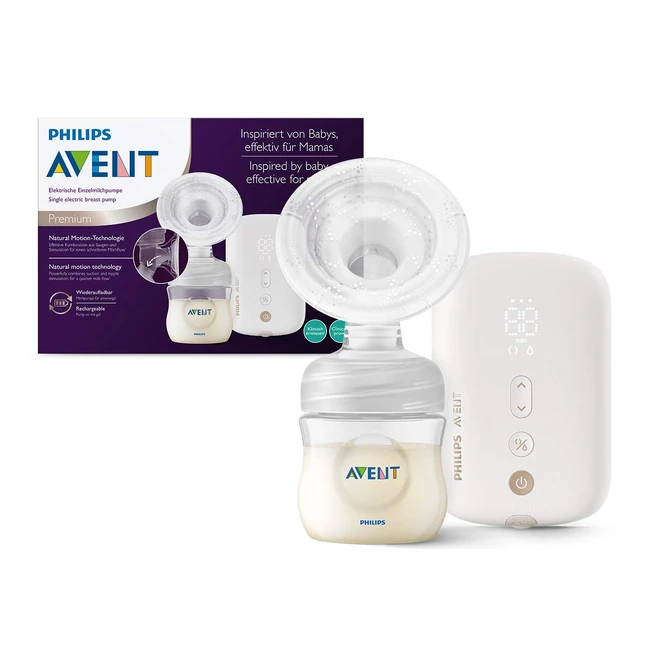 Philips Avent Elektrische Milchpumpe SCF332/01 - Effektive Kombination aus Saug- und Stimulationsmodus für schnelleren Milchfluss