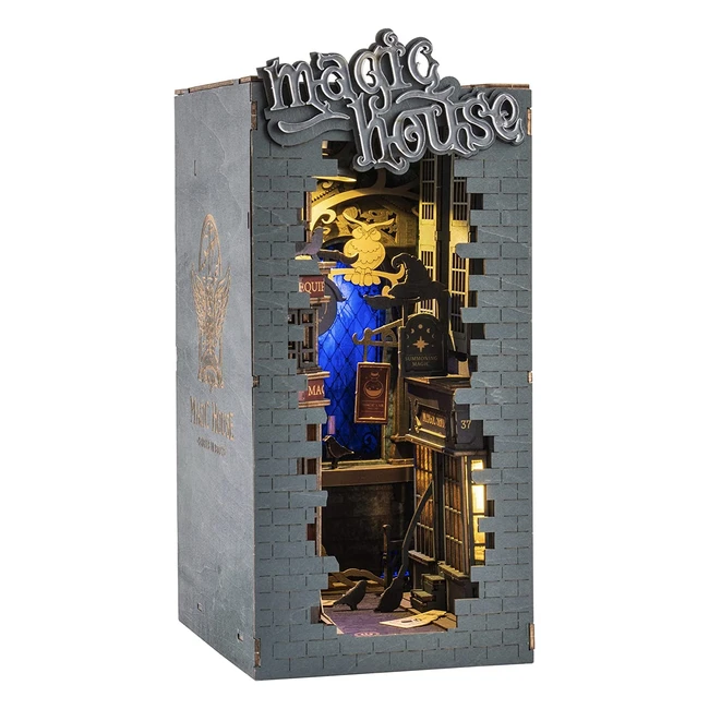 Kit Puzzle in Legno 3D ROLIFE - Modello Nook per Libreria e Fermalibri