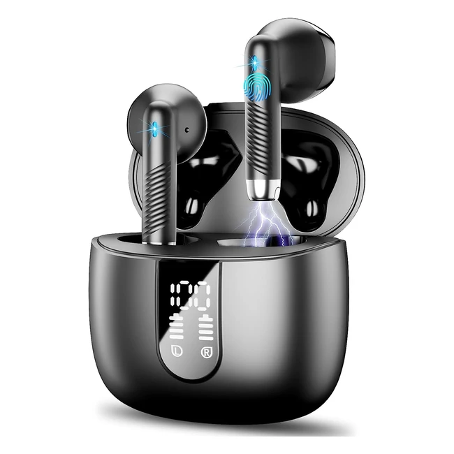 Neue Bluetooth Kopfhrer 2023  Kabellos Noise Cancelling IP7 Wasserdicht