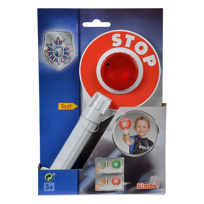 Paletta Vigile Simba Toys 108102672 - Giocattolo in plastica sicuro e di qualit