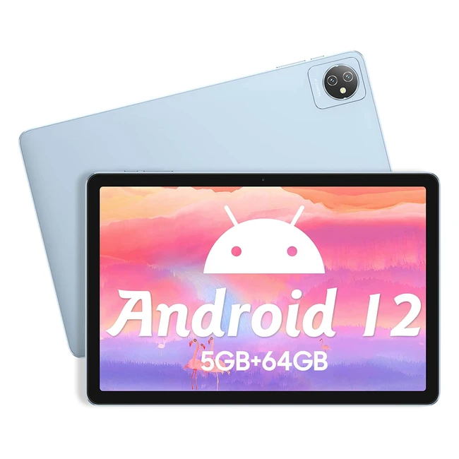 Tablette Blackview Tab7 WiFi Android 12 - 10 pouces - 5Go RAM - 64Go ROM - Caméra 5MP/2MP - 1280x800 HD IPS - Type-C - Bluetooth - WiFi - 1To - Garantie 2 ans - Bleu