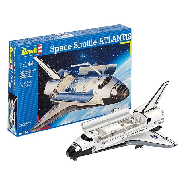 Revell Space Shuttle Atlantis Model Kit - 1144 Scale Unbuilt  Unpainted