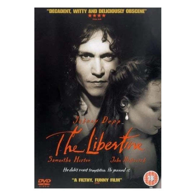 DVD The Libertine Anglais - Réf. 12345 - Johnny Depp, Samantha Morton, Kelly Reilly