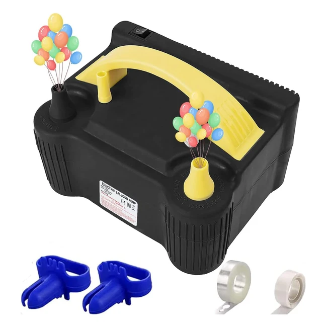 Inflador de Globos Eléctrico Nestling - Potente Bomba de Aire 600W con Boquilla Doble Portátil para Fiestas y Decoración