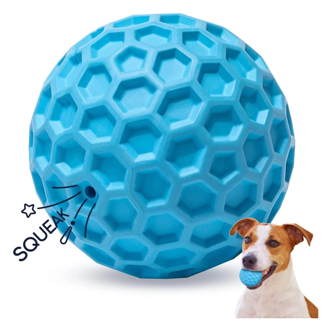 Pelota Nobleza para Perros con Sonido - Juguete Interactivo Indestructible de Caucho Natural 55cm