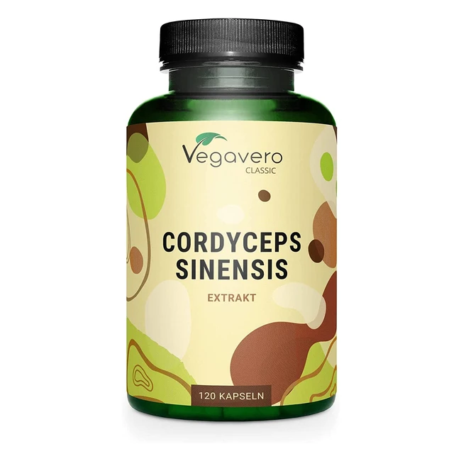 Cordyceps Sinensis CS4 Vegavero - 120 glules vegan 650mg dextrait 101 40 