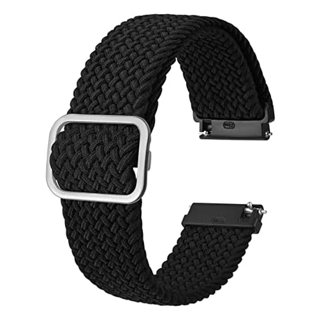 Bracelet de Montre en Nylon Bisonstrap - Réglable pour Hommes et Femmes - 18mm, 19mm, 20mm, 22mm