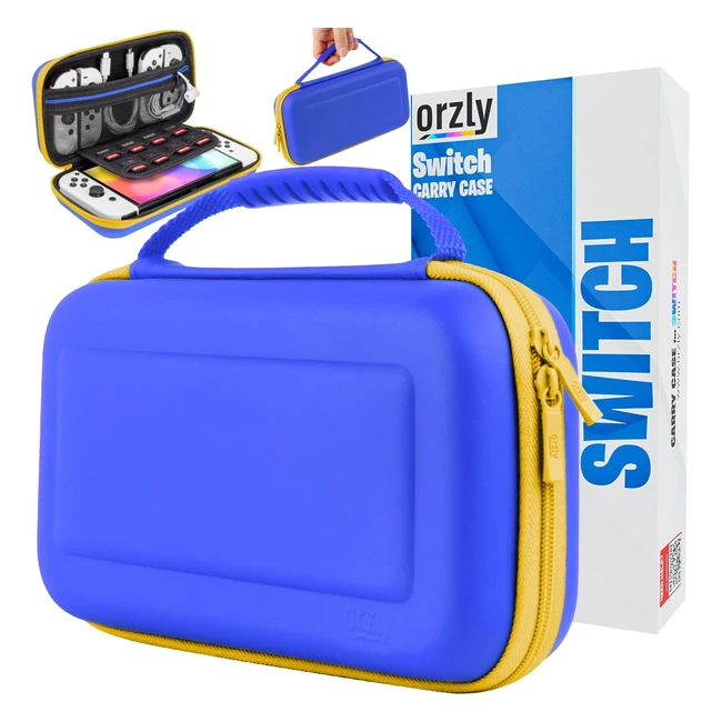 Funda Orzly para Nintendo Switch OLED - Fortnite Temática Joycon y Almacenamiento de Tarjetas de Juego