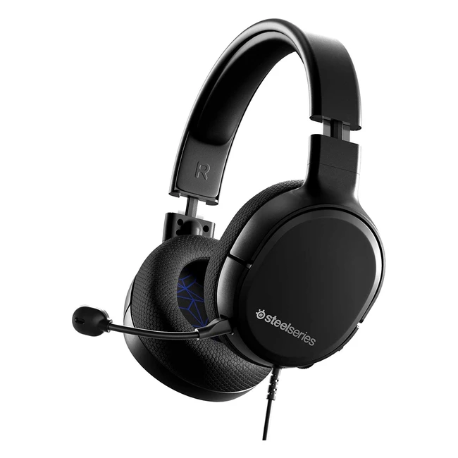 SteelSeries Arctis 1 - Universell kompatibel - Abnehmbares ClearCast-Mikrofon - PS4, PS5, PC, Xbox, Nintendo Switch - Leicht und mobil