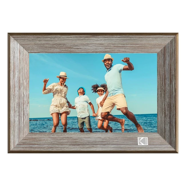 Cadre photo numrique Kodak avec wifi cran tactile HD IPS 10 pouces bois Sm