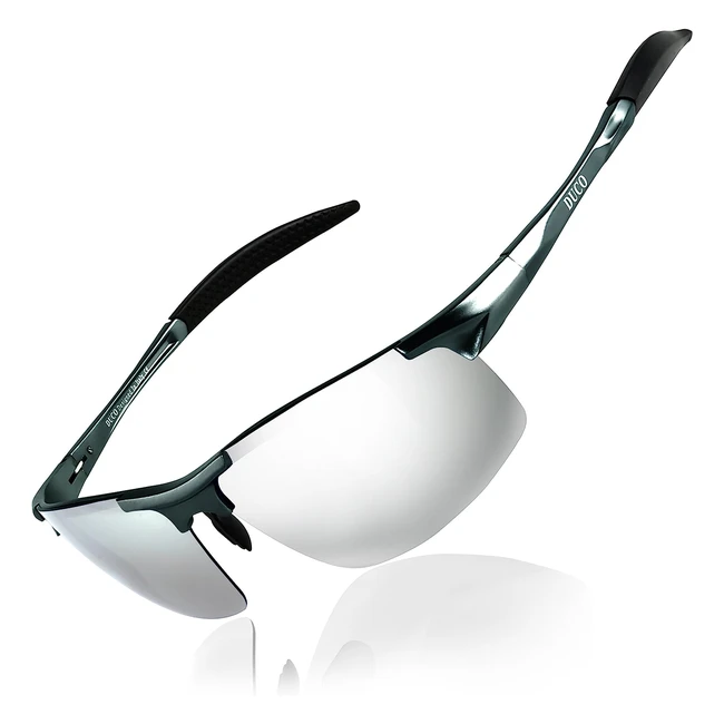 DUCO Polarized Sports Sunglasses - Lightweight & Durable - Ideal for Driving, Fishing, Golfing - 8177S