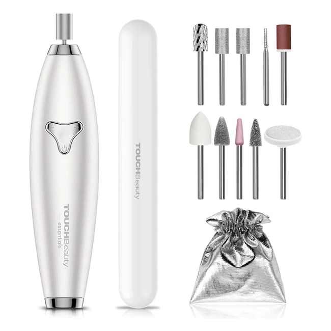 Kit Manicure e Pedicure Touchbeauty AG1733T - Lima elettrica per unghie con 10 a