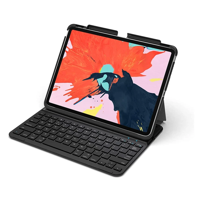 Arteck iPad Air 10.9in/ iPad Pro 11in Keyboard with Folio Full Protection Case