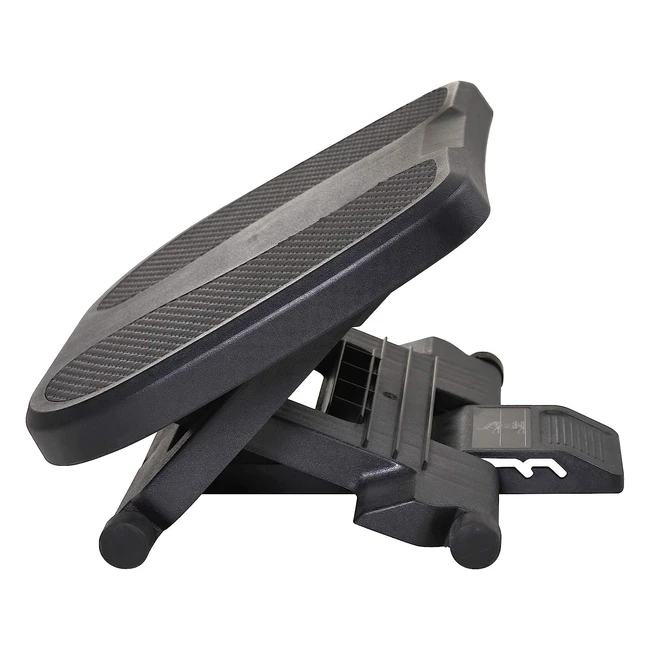 Homcom Fusttze hhenverstellbar ergonomisch Schwarz 45x34x10165cm