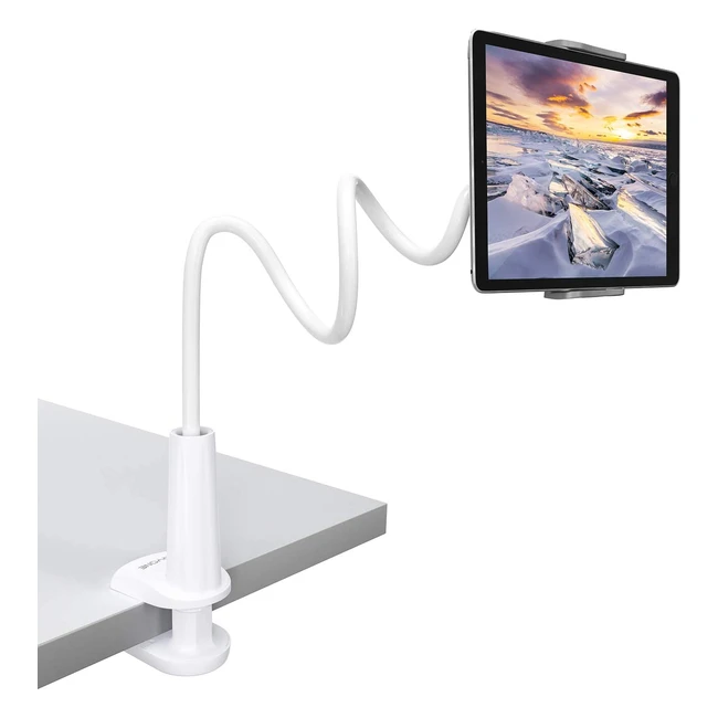 Support tablette Tryone avec col de cygne ajustable pour iPad, iPhone, Samsung, Nintendo Switch, MediaPad, Kindle et plus