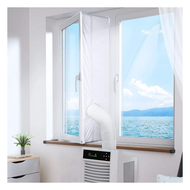 Waterproof Window Seal for Portable Air Conditioners - Stop Hot Air Save Energy