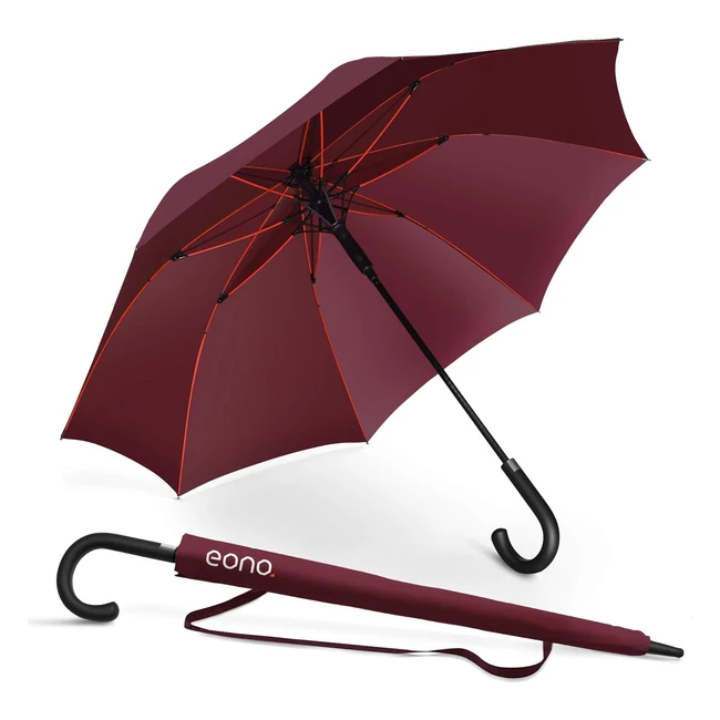 Eono Stick Umbrella - Large Windproof Golf Umbrella for 2 People - Automatic Ope