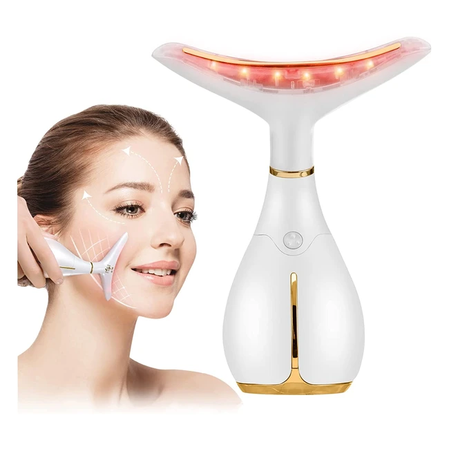MSW Electric Face Massager - Tighten Skin Remove Wrinkles 3 Modes USB Recharg