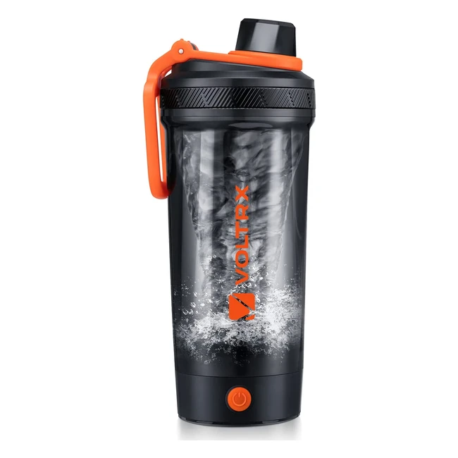 Voltrx Bottiglia Shaker Elettrico per Frullati Proteici - Ricaricabile USB-C - Tazze Shaker per Frullati Sostitutivi dei Pasti - Senza BPA in Tritan