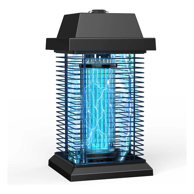 Lampada Antizanzare Elettrica 20W 4500V - Impermeabile IPX4 - Trappola Zanzare Elettrico per Interni ed Esterni