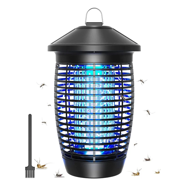 Lampe Anti-Moustique TMACTIME 4500V 20W UV - Tueur d'Insectes Électrique Efficace - Pour Intérieur et Extérieur