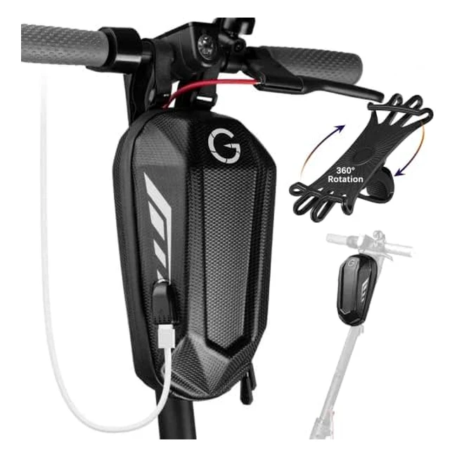 Grinada E-Scooter Tasche mit USB-Anschluss und wasserdichtem Material - Modellnu