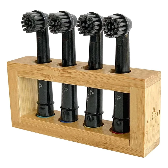 Porta Spazzolino Elettrico in Bambù per Testine Oral B - Organizza il tuo Bagno con Stile