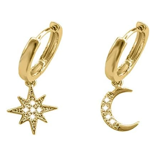 Boucles d'oreilles femme en acier inoxydable de qualité supérieure Bonnybird - Argent, Or et Or rose