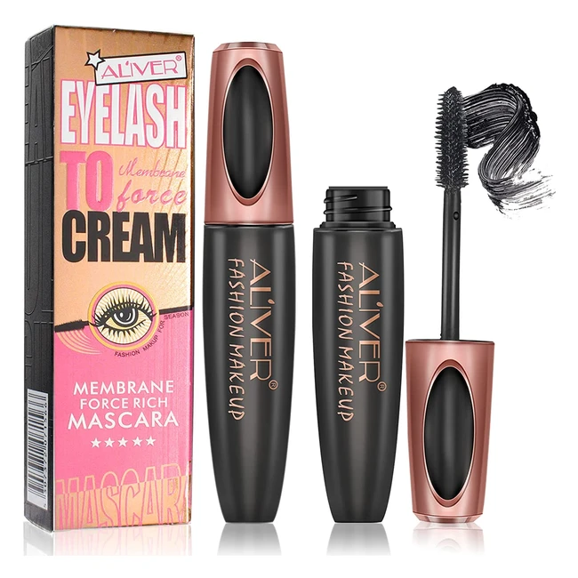 Máscara de Pestañas 4D Waterproof - Volumen y Longitud - Sin Manchas