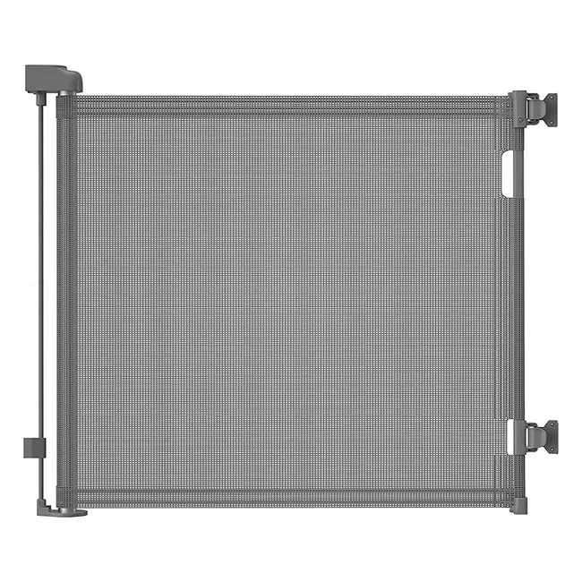 Puerta de seguridad para bebés y mascotas retráctil Wodondog, extensible hasta 150cm, fácil instalación y doble bloqueo