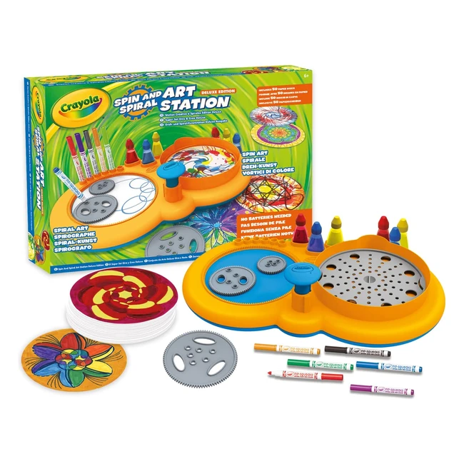 Crayola Super Set - Mandalas und Farbwirbel mit Filzstiften und Tinte - Kreative