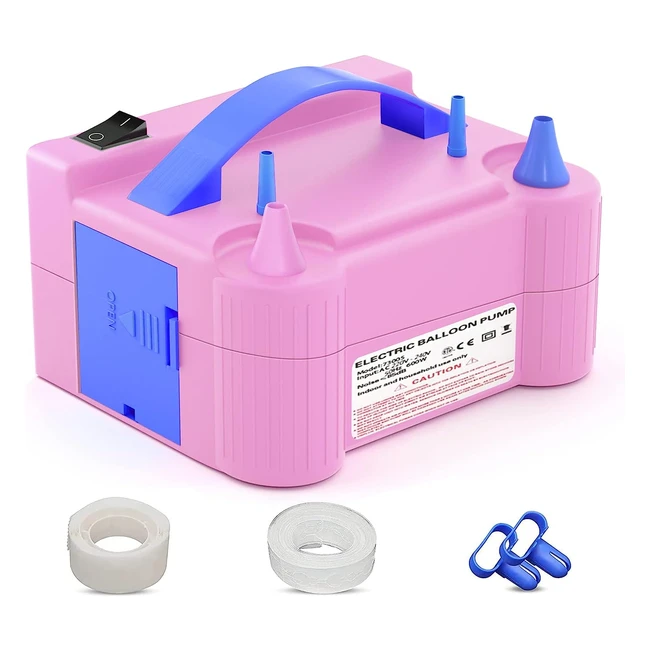 Pompa Elettrica per Palloncini Nestling 600W - Modalità Automatica e Semiautomatica - Accessori Inclusi - Adatto per Feste e Matrimoni